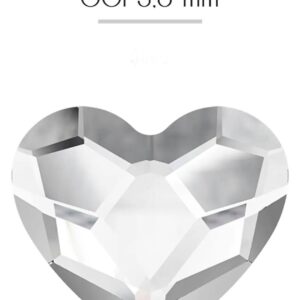 Corazón swarovski c/u